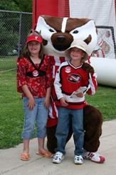 Bucky Badger at Badger Days in Eau Claire