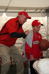 Head Men's Basketball Coach Bo Ryan at Badger Days in Eau Claire